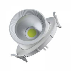 ACK AD36-00430 30W Beyaz Kasa Cob Salyangoz Led Spot Beyaz (6500K) - 1