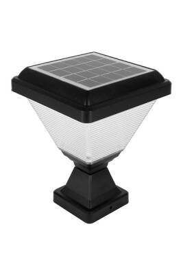 ACK AG60-06801 Solar PC Led Bahçe Armatürü Beyaz (6500K) - 1