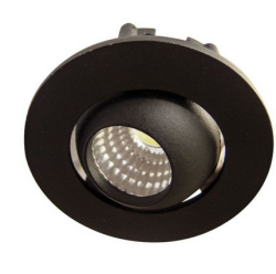 ACK AH06-00351 3 Watt Siyah Kasa LED Spot Yeşil - 1