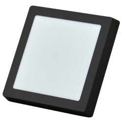 ACK AP04-01211 12W Sıva Üstü Siyah Kasa Kare Led Panel Ilık Beyaz (4000K) - 1