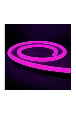 ACK AS03-00602 10W/mt DC 12V Dimlenebilir Neon Led Pembe (5metre) - 1