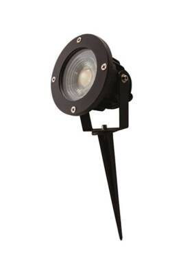 ACK AT25-00381 10W Siyah Led Çim Kazıklı Armatürü Amber - 1