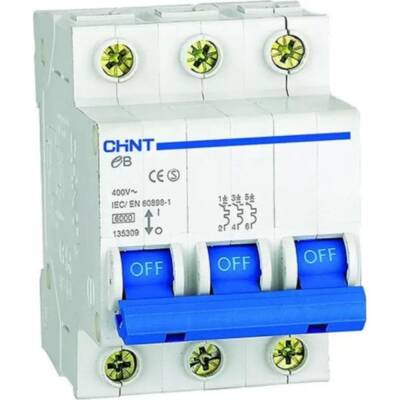 CHİNT - 185641 C tipi 3X63A 4.5kA Otomatik Sigorta - 2