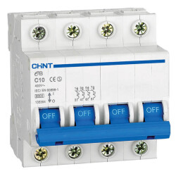 CHİNT - 186539 C tipi 4X20A 4.5kA Otomatik Sigorta - 2