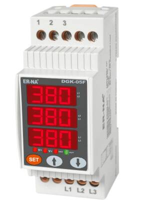 Erna Trifaze Gerilim Kontrol Rölesi DGK-05F DIN - 1