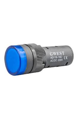 Gwest 22mm Mavi 220V Sinyal Lambası - 2