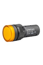 Gwest 22mm Sarı 220V Sinyal Lambası - 2