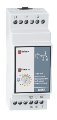 Kael Fkr2-Dın Faz Sıralamalı Faz Koruma Rölesi FKR2-DIN - 2