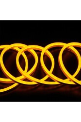 Noas 220V Neon Led (8x16mm) Amber (50 metre) - 2