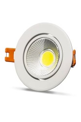 Noas 5W Cob Led Spot Mercan Beyaz Kasa (Beyaz) (6500K) - 2