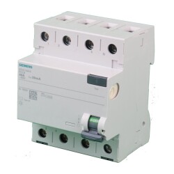 Siemens 4x25A 300mA Kaçak Akım Koruma Rölesi 5SV5642-6 - 1