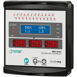 Tense 24. Kad.3 Faz ve Haberleşmeli Reaktif Güç Kontrol Rölesi RGT-24H - 2