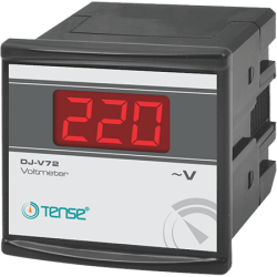 Tense Dijital Voltmetre 72x72mm (1-500V AC) DJ-V72 - 2