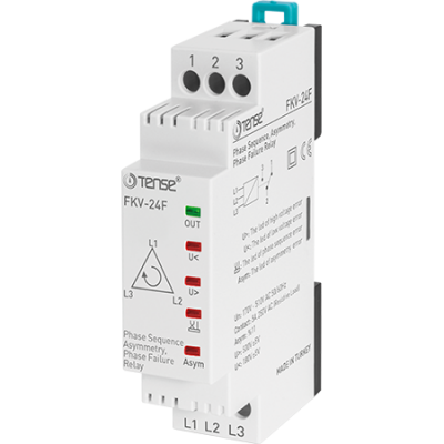 Tense Nötrsüz Faz Sıralı Faz Koruma Rölesi FKV-24F - 1